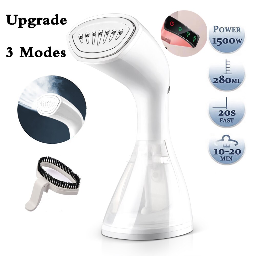 Kleine Kledingstuk Stoomboot Voor Thuis En Reizen Plancha Damp Huishoudelijke Apparaten Mini Facial Steamer Strijken Handheld Steamers: 802-WHITE