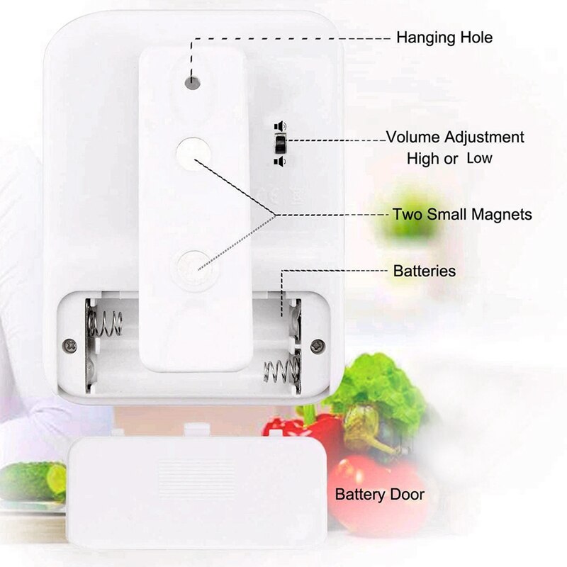 YS Digital Timer 100 Hour Triple Count Down/Up Timer Kitchen Cooking Timer,with Large Display,net Bracket,Alarm Clock