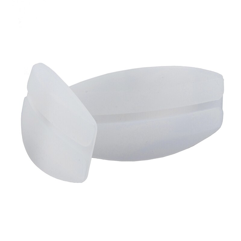 2 x pads / kussens staan voor bh-band - transparant siliconen antislip comfortabel