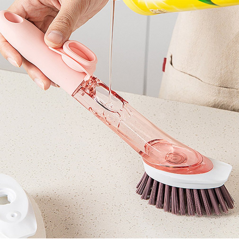 Praktisk børste ren håndholdt husholdning rengøringsværktøj intelligent automatisk påfyldning