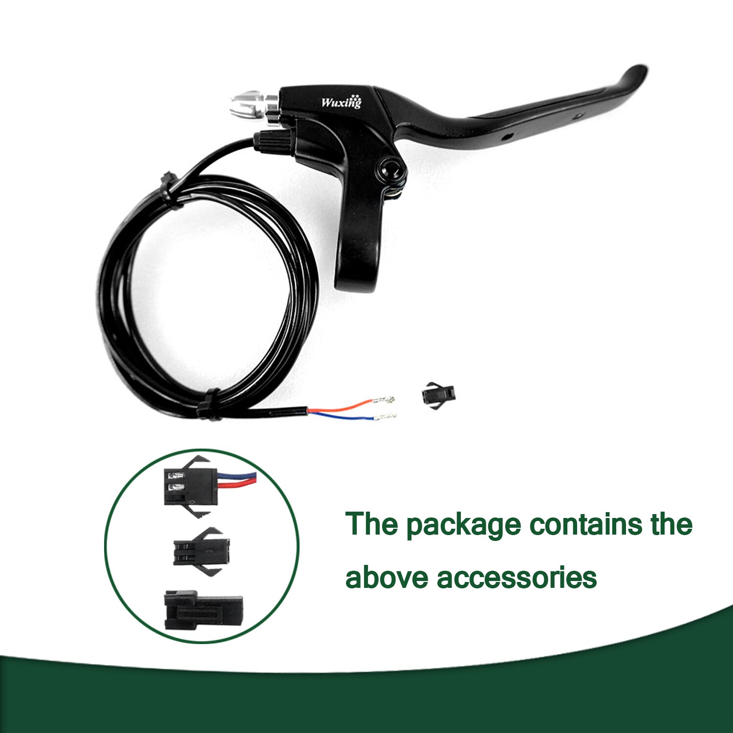WUXING 115PDD 47PDD Ebike Brake Five Star Brake Lever Cut Off Power Electric Bicycle E-scooter Bicycle MTB Road Ebike Park Brake