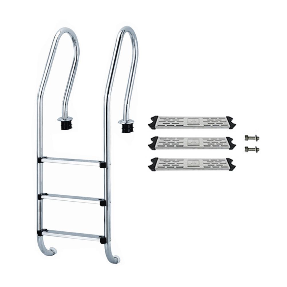 Swimming Pool Ladder Rung Steps Stainless Steel Replacement Anti Slip Ladder Pedal Swimming Pool Accessories