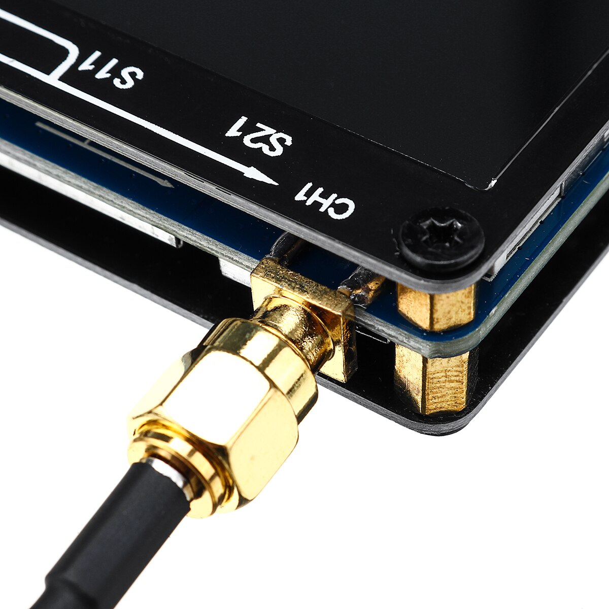 Vector Network Analyzer 50KHz - 900MHz Digital Display Touch Screen Shortwave MF HF VHF UHF Antenna Analyzer Standing Wave