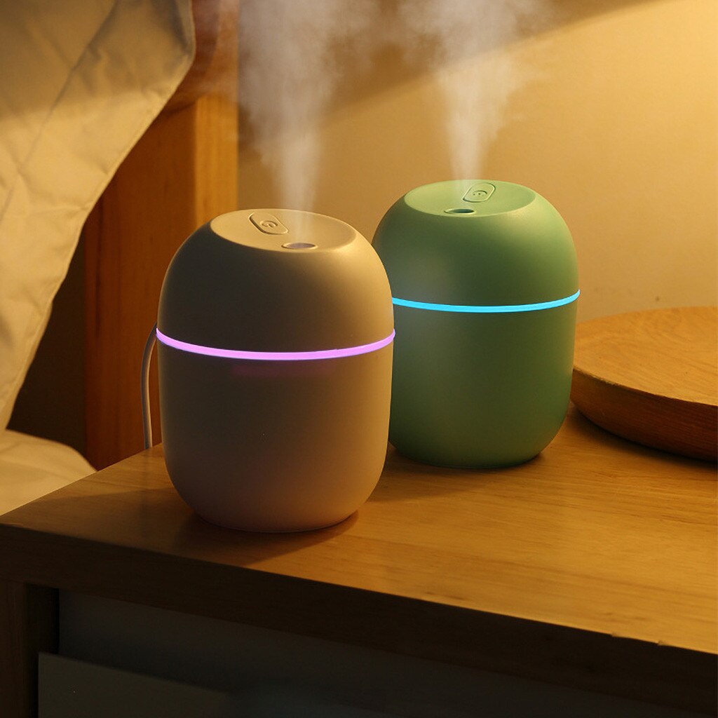 L40 Ultrasonic Mini Air Humidifier 200ML USB Fogger Mist Maker with LED Night Lamp Aroma Essential Oil Diffuser for Home Car