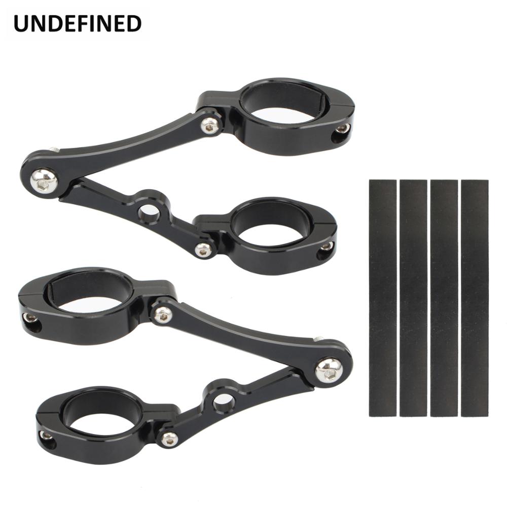 Soporte Universal para Faro de motocicleta, abrazadera de montaje para lámpara de cabeza, ajustador de orejas, arandelas, 39mm-41mm