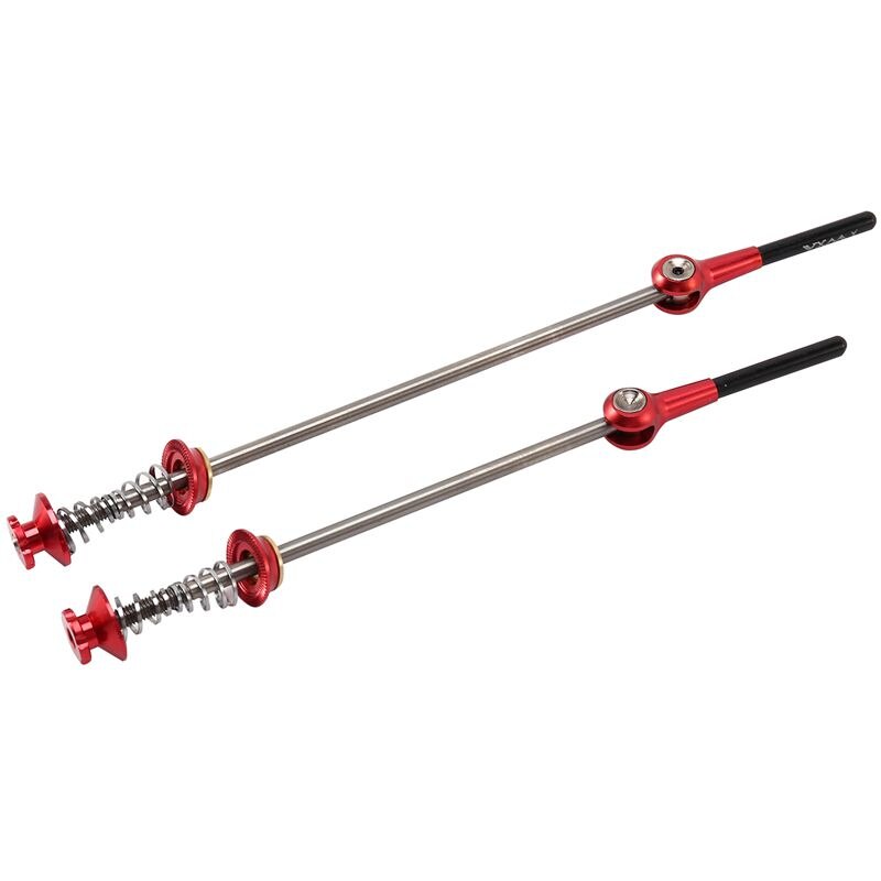 -VXM Titanium Bike QR Hub Mountain Bikes Quick Release Lever MTB Bicycle Cycling Hub Quick Release MTB Parts: Red