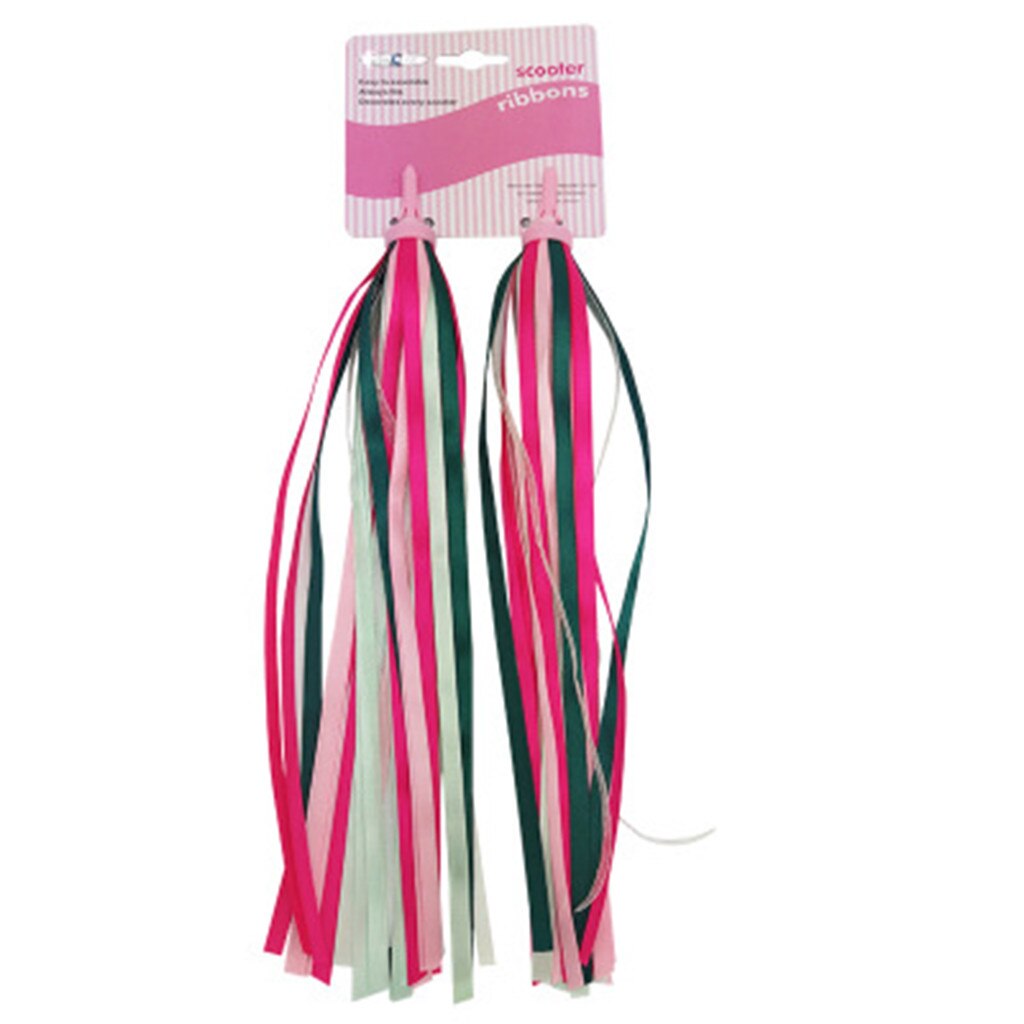 1 pairs Kid's Rainbow Handlebar Streamers Kids Colorful Streamers Bike Handlebars Streamers Tassel Ribbons Accessories#0820y30: C