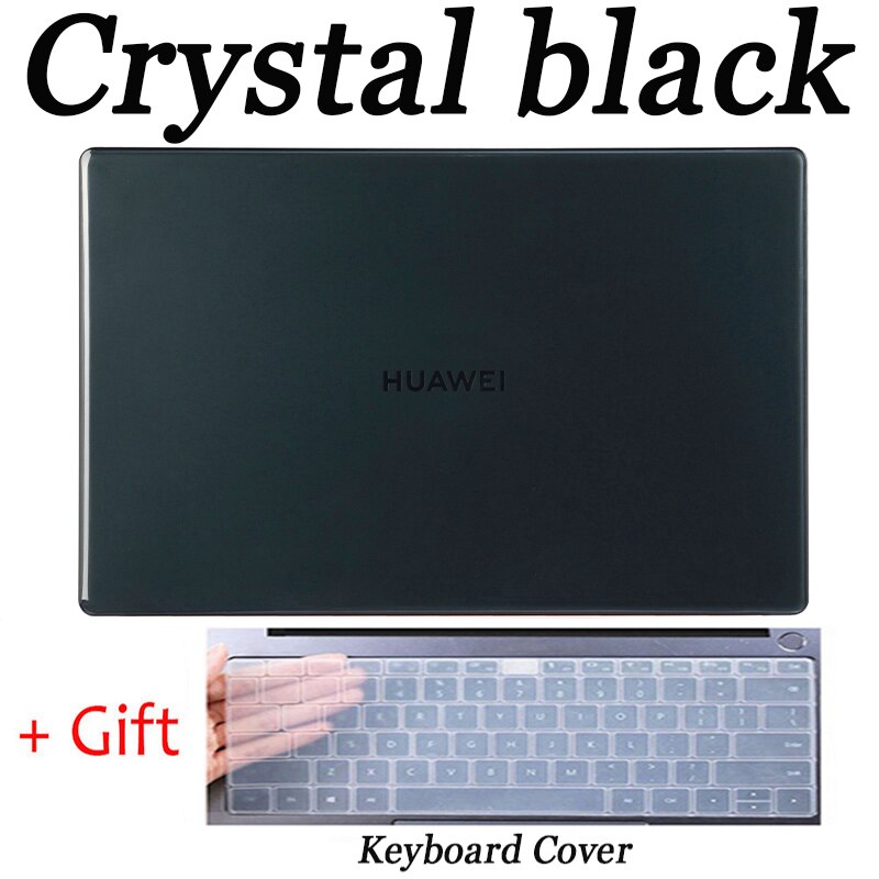 Étui pour ordinateur portable huawei Matebook 13S EMD-W56, housse pour ordinateur portable Matebook 14S HKD-W76: crystal Black / 2021 Matebook 13S