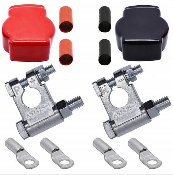 ZINC ALLOY BATTERY TERMINAL BATTERY CONNECTOR Car battery pile head Universal battery clip: with cover