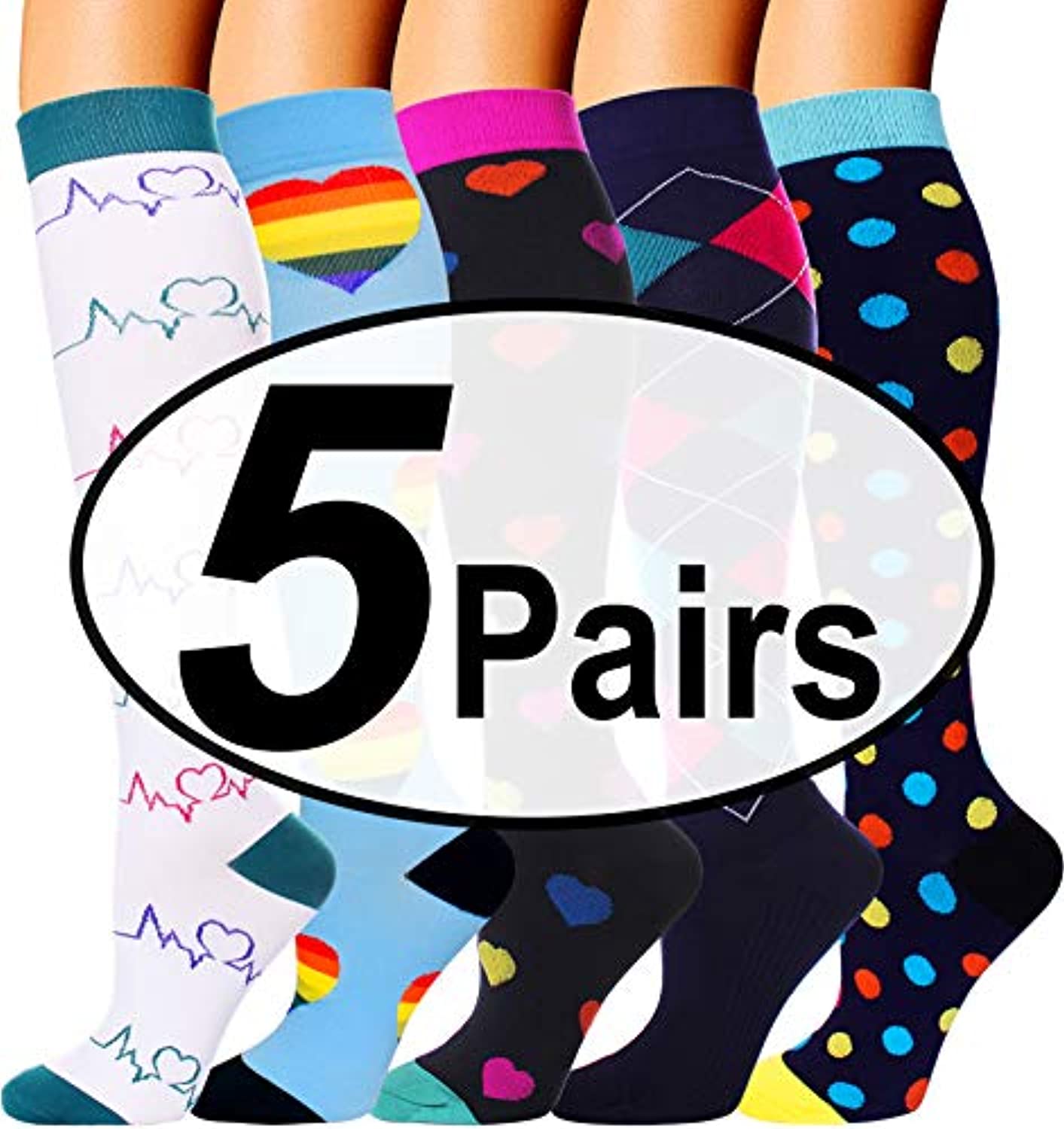 Compression Stockings Golf Football Socks Outdoor Sport Football Socks Soccer Compression Sock: C / S M