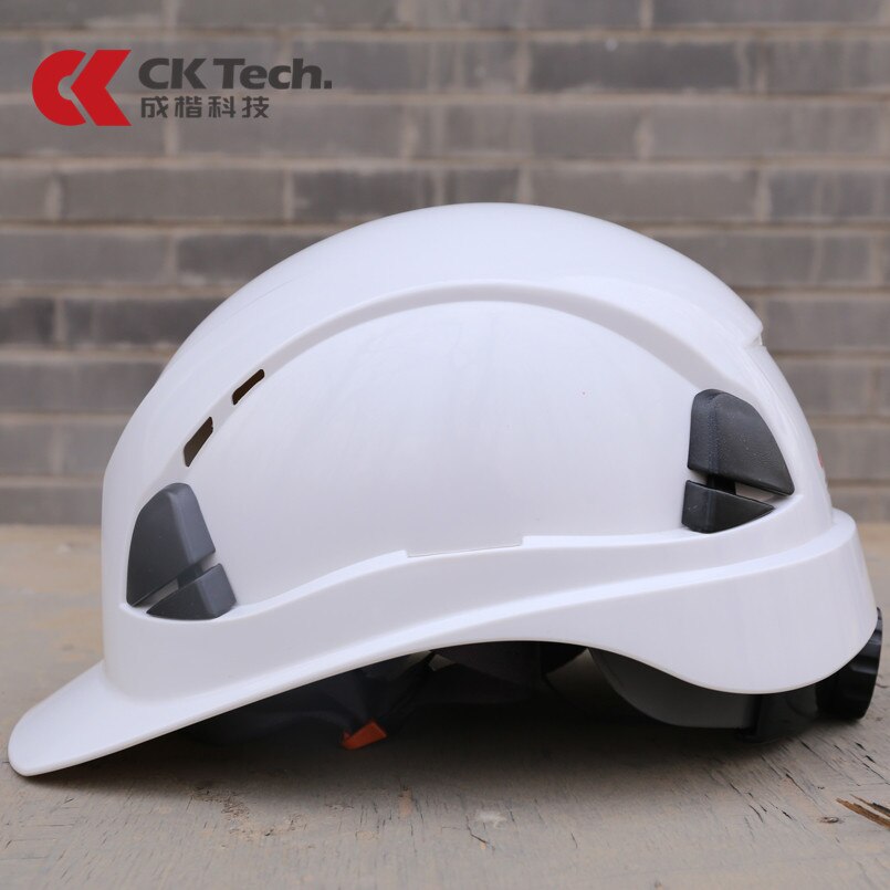 CK Tech.Construction Work Safety Helmet ABS Protective Helmet Hard Hat Cap Outdoor Breathable Engineering Rescue Helmets