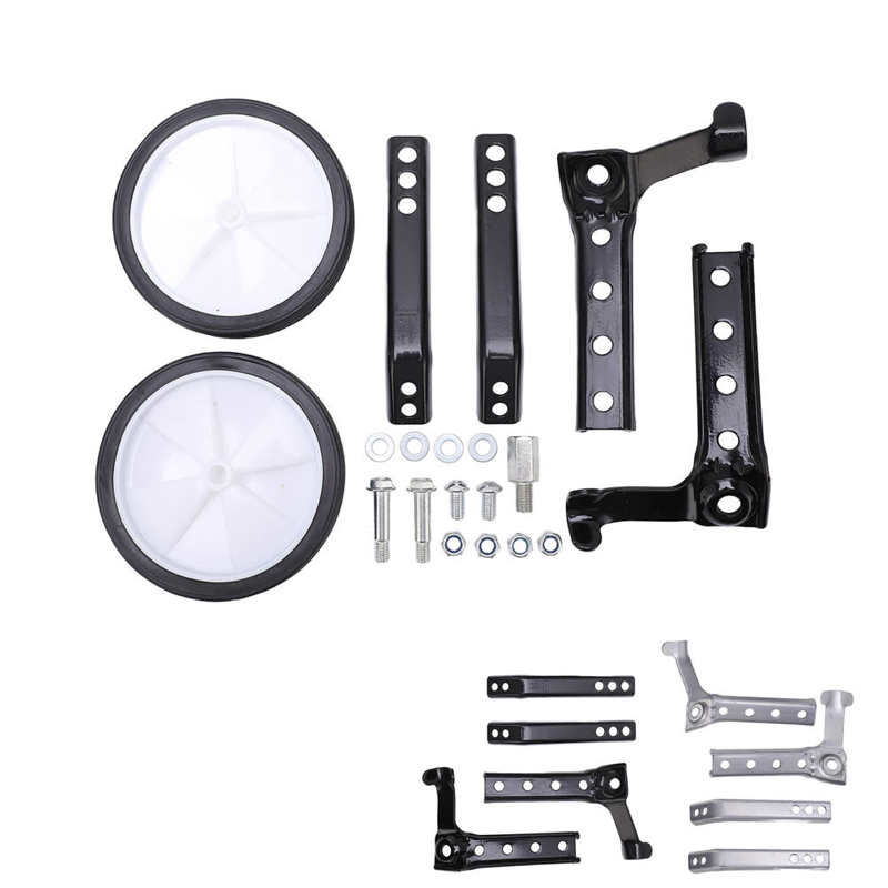 Cycling Training Wheels Stable Compact Structure Steel Frame Heavy Duty Training Wheels 100kg Load Bearing for 18 To 24in