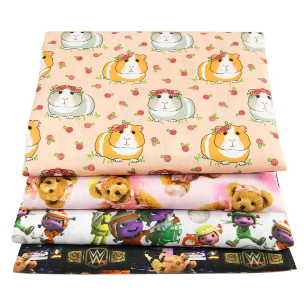 50*140cm Guinea Pig Ployester Cotton Fabric Soft Corduroy Fabric DIY Sewing The Clothing Crafts Quilting Cushion Cover,c2014