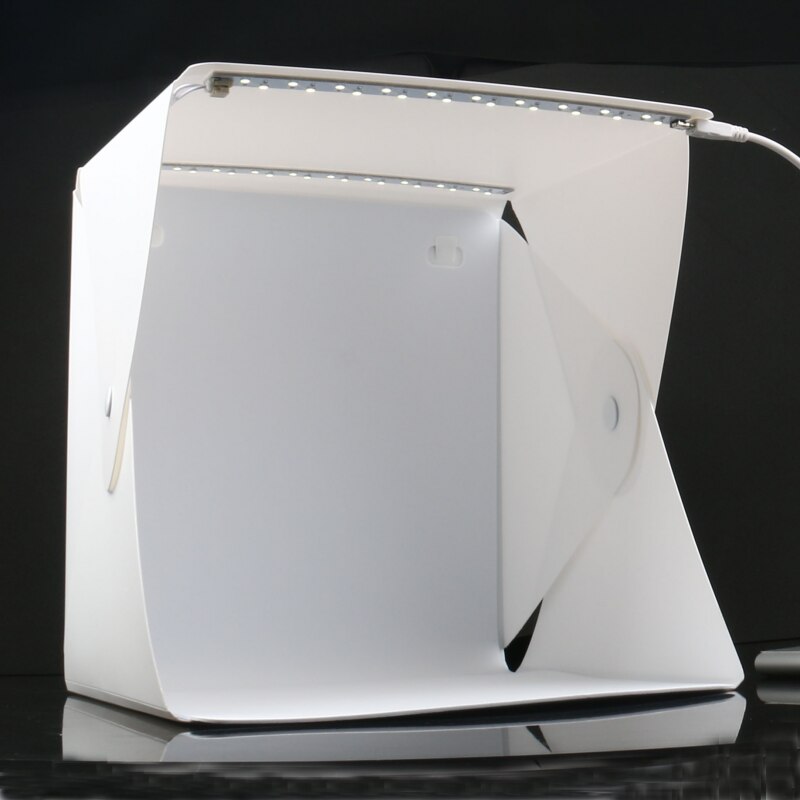 Softbox Studio Fotografia Kleine Draagbare 20Cm Led Licht Doos Vouwen Studio Licht Softbox Foto Props Fotografie Accessoires