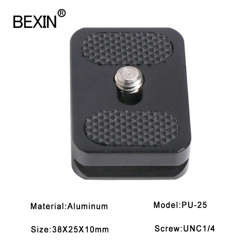 Mini plate quick release plate tripod Plate Quick Release camera plate PU-25 1/4 screw mount for Arca Swiss SLR dslr camera