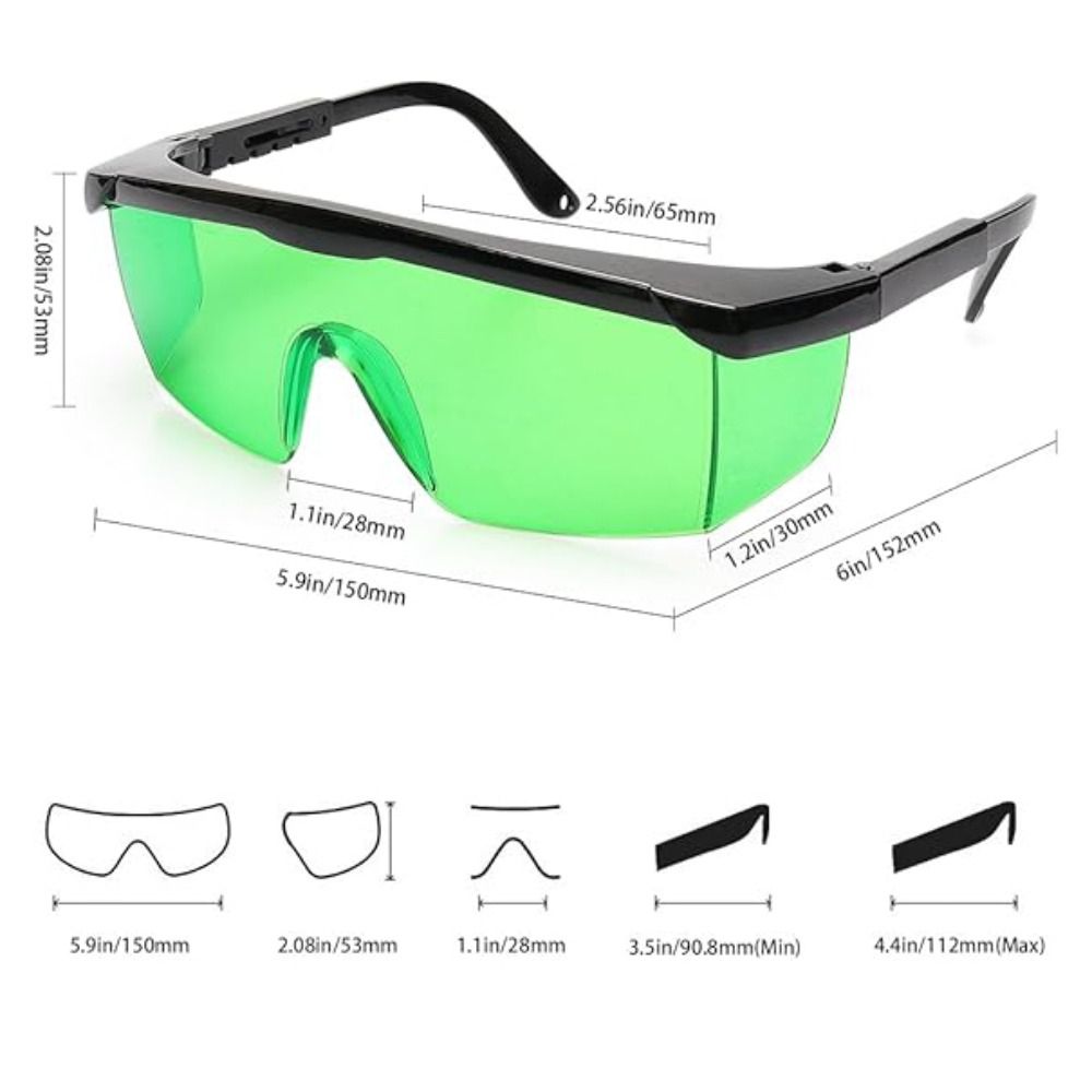 Tilbehør industrielle sikkerhedsbriller slagfaste dugfri beskyttelsesbriller justerbar beskyttelseslinse