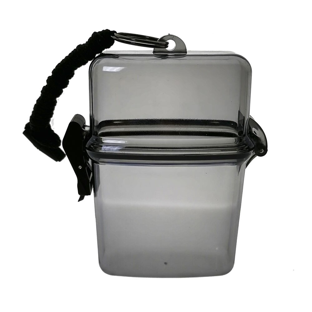 Boîte sèche en plastique, conteneur de bouée pour plongée sous-marine kayak bateau gonflable natation surf Bech: Gris clair