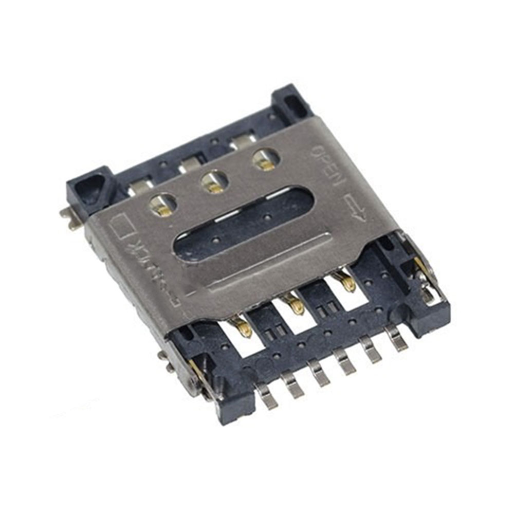 5PC SD/MINI/TF/SIM/MICRO Card Holder Card Slot Card Holder Mobile Phone Memory Card Holder With Self-Elastic Long And Short Body: Red