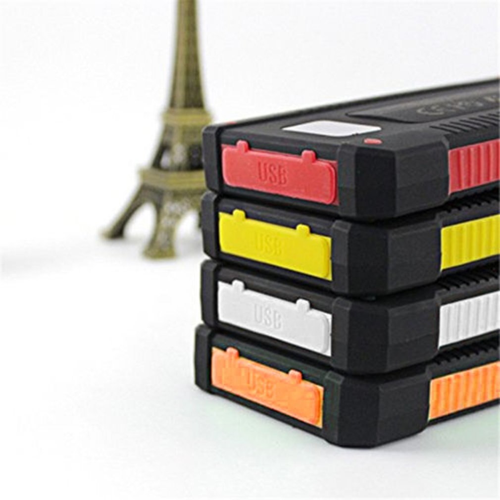 Large Capacity Solar Power Bank Dual USB Portable Solar Battery Charger Universal Mobile Phone Charger