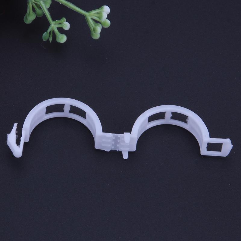 200pcs Tomato Veggie Garden Plant Support Clips for Greenhouse Garden Plant Clip Durable 30mm Plastic Plant Clip