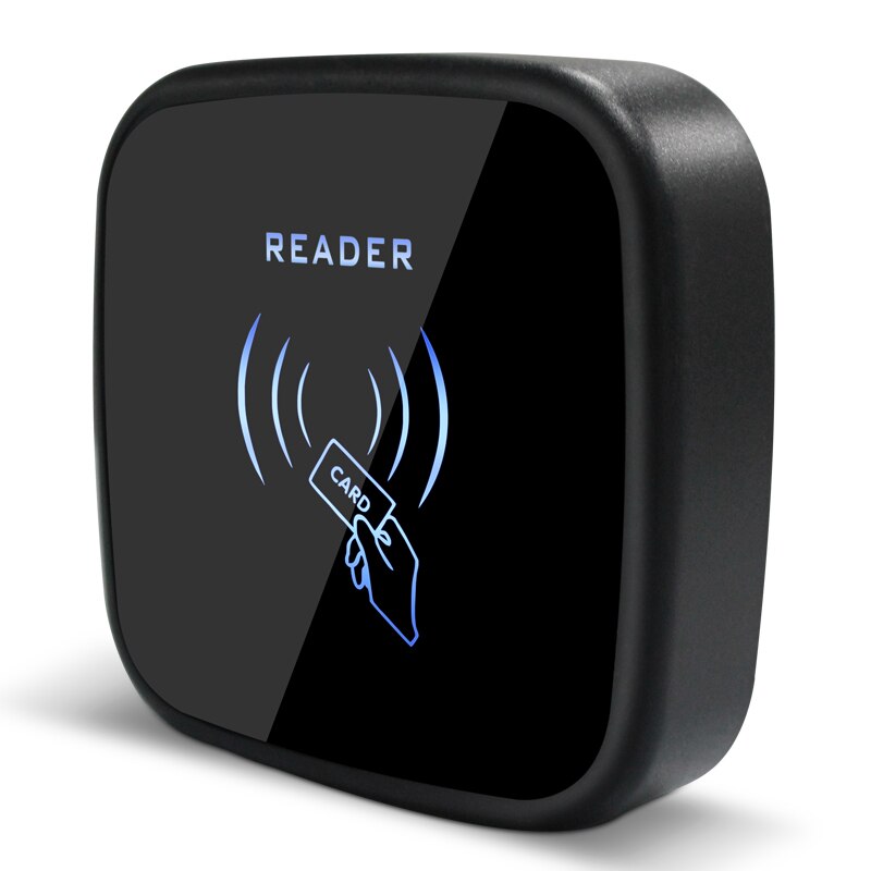 Waterproof Dual Frequency Card Reader Wiegand 26 34 Output Access Control System Slave Reader 125Khz 13.56Mhz RFID Card Reader