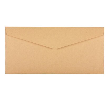 50 pcs 22x11 cm (8.6 "x 4.3") couleur papier enveloppe mariage Invitation enveloppes carte organisateur: Kraft