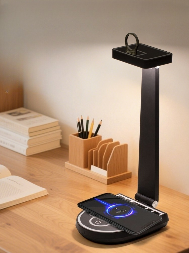 Basketbalstandaard bureaulamp mobiele bureaulamp slaapkamer slaapzaal bureaulamp kinder oogbescherming leerlamp: Beige