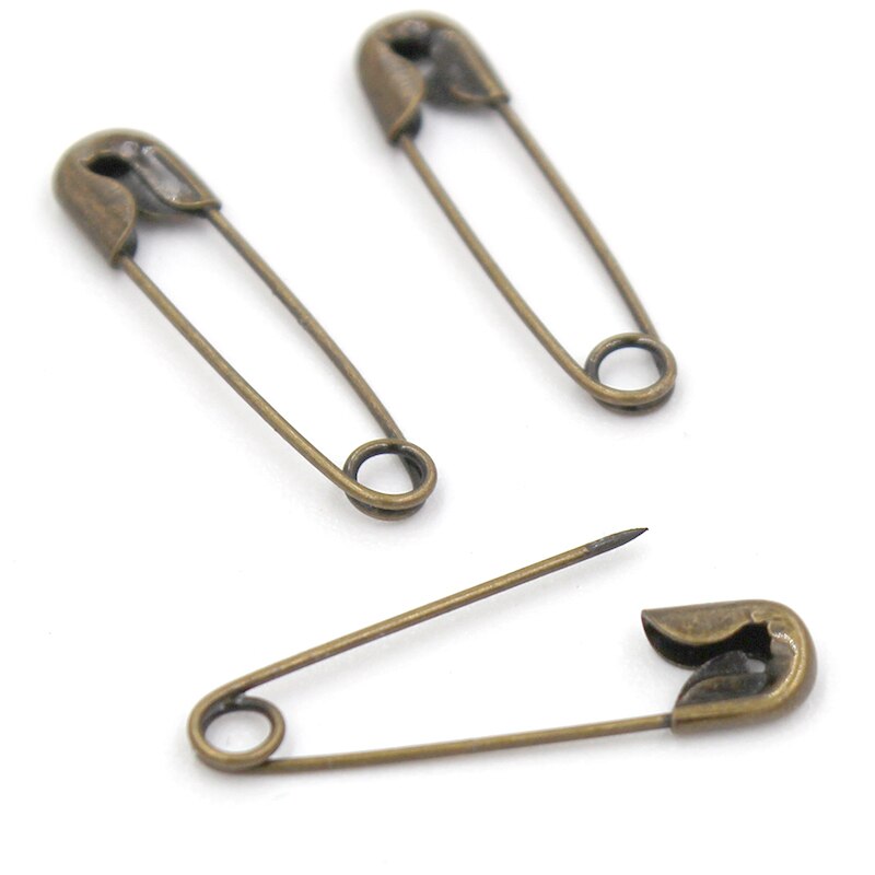 5000 unids/lote de alfileres de seguridad de acero inoxidable, broche de Metal, insignia de joyería, Pin de seguridad, accesorios para manualidades de costura
