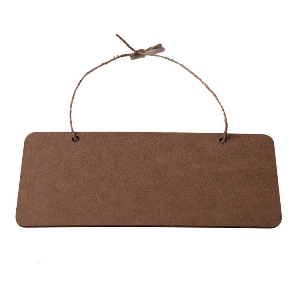 18*8*0.3cm vintage indretning tavle tavle opslagstavle hængende snor skoleartikler til klasseværelse fest bryllup