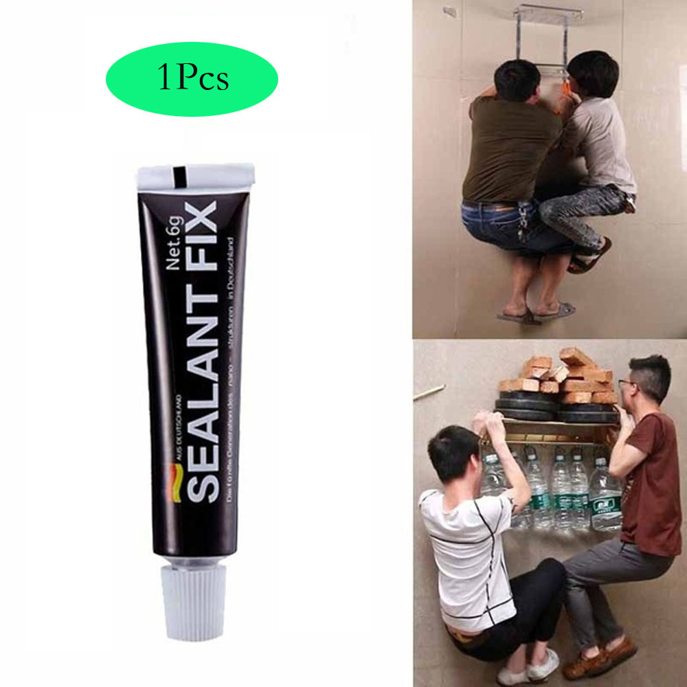 1 Uds fuerte 6ml pegamento de vidrio silano polímero Metal adhesivo sellador fijar para papelería adhesivo sellador fijar pegamento de secado impermeable