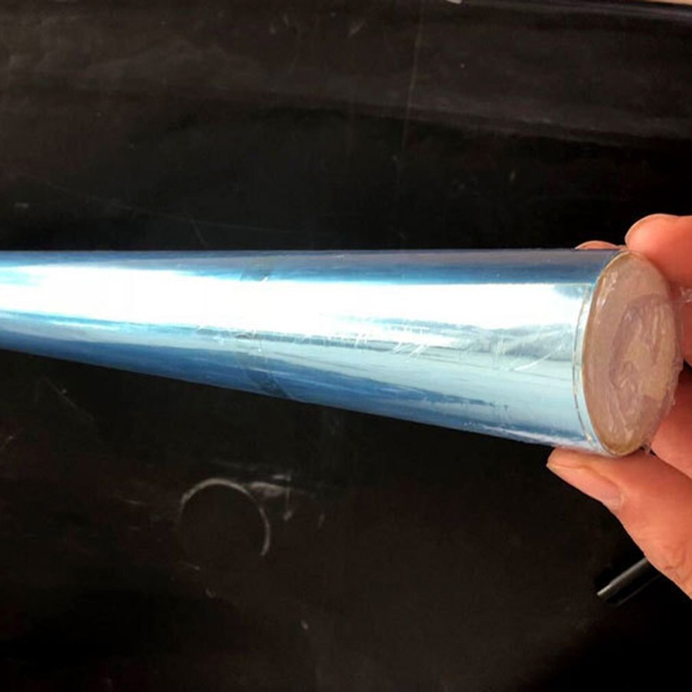 Reflective Mirror Film Mirror Mirror Wall Sticker 0.1mm Thick 50x50cm Living Room DIY Mirror Wall Sticker