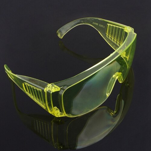 Beschermende Veiligheidsbril Bril Werk Dental Oogbescherming Bril Eyewear: Yellow