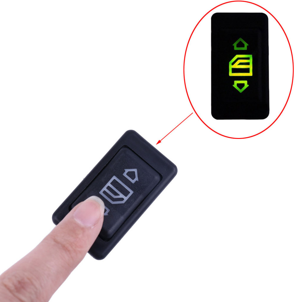 Car Electronics Switch 12V/24V DC Universal Car Power Window Switch Lamp 6 Pin 20A ON/OFF Rocker