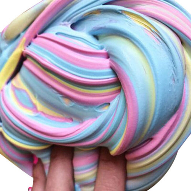 17 Color Slime Toys Fluffy Slime Supplies Toys 60ml Fluffy Foam Putty Stress Relief Magic MultiColor Slime Sludge Cotton Mud Toy