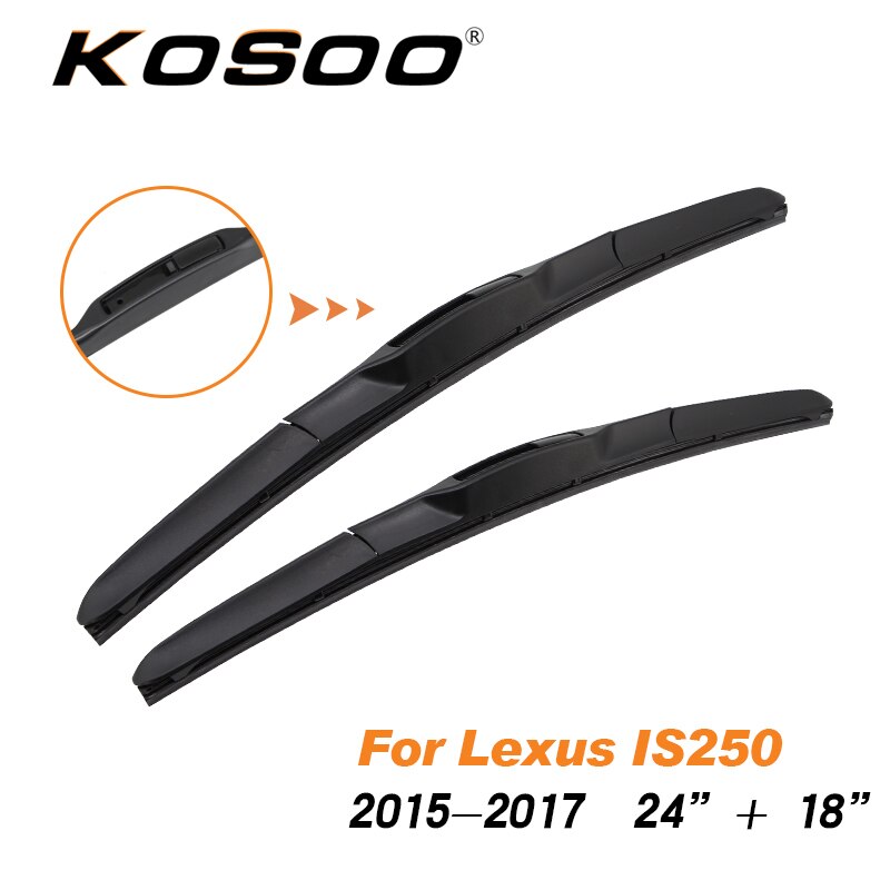 Balais d'essuie-glace pour Lexus IS250 Convertible | 2006 2007 de voiture: Right Hand Drive / 2015-2017  S-2418