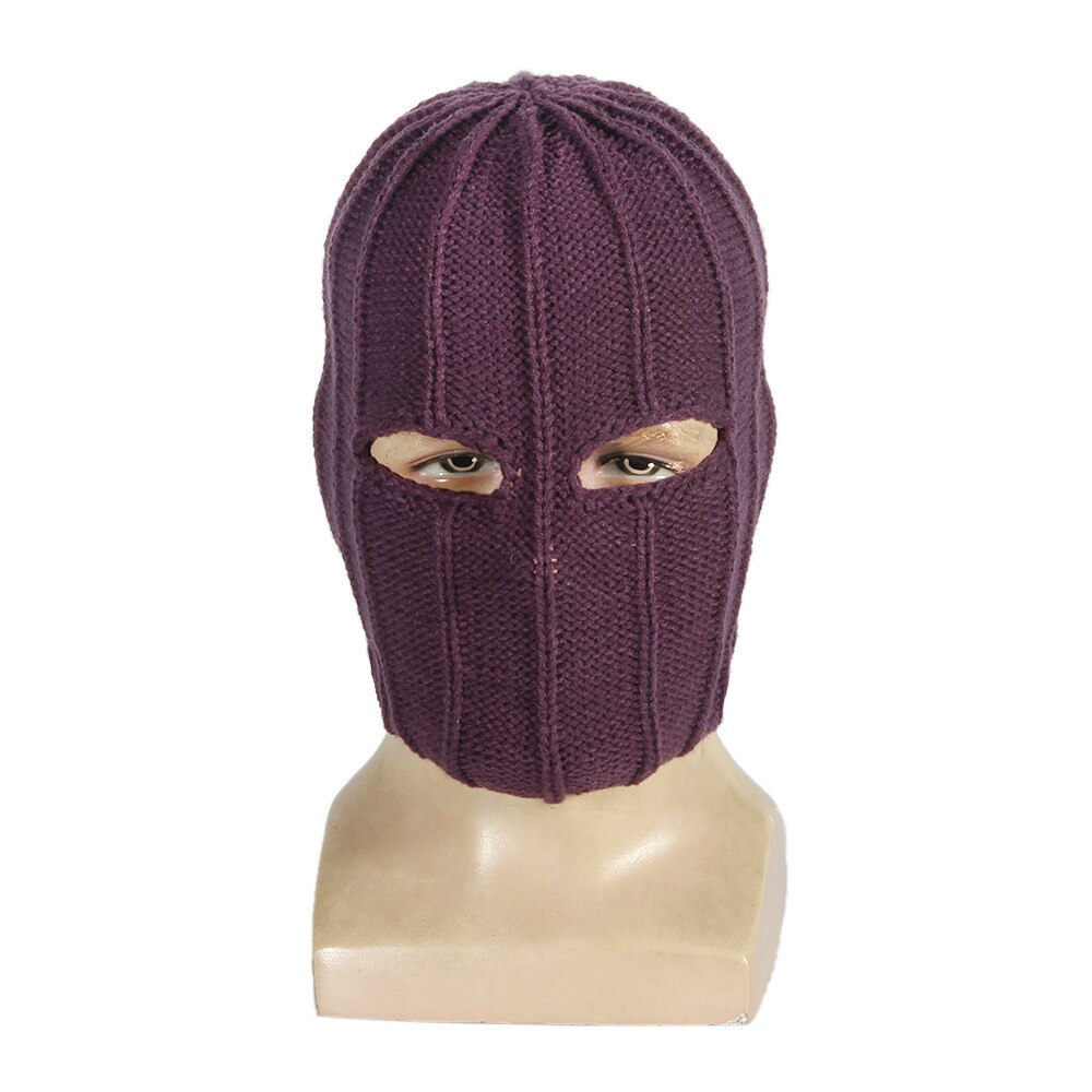 Helmut Zemo Cosplay Mask Baron Zemo Headgear Knit Type Soft Warm Zemo Cosplay Props