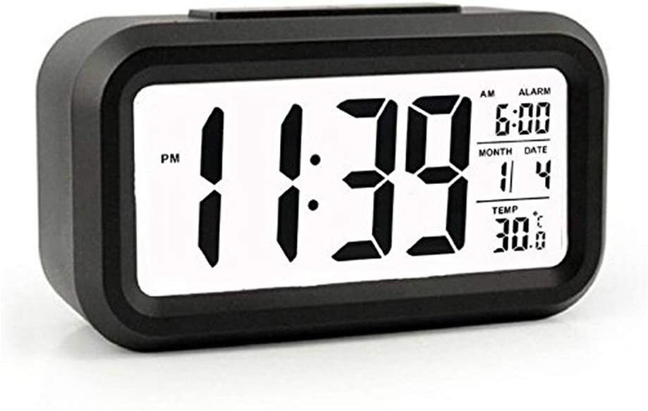 Battery Operated Long Battery Life Alarm Clock Digital Alarm Clock Backlight Snooze Function Large Digit Display