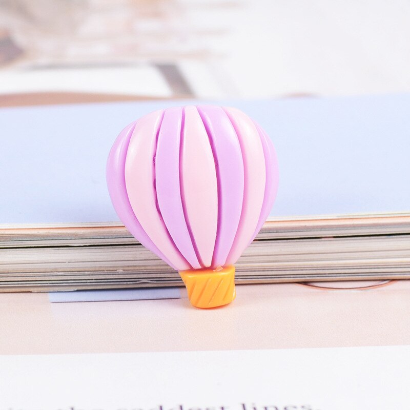 10 pz/lotto Colorful Mini Hot Air Balloon Autoadesivi del Frigorifero Della Resina di Flatback Cabochons Scrapbook FAI DA TE accessori Del Telefono Dei Capelli 22 millimetri