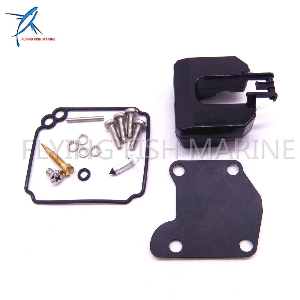 63V-W0093-00-00 Outboard Engine Carburetor Repair Kit For Yamaha 2-Stroke 9.9HP 15HP Outboard Motor