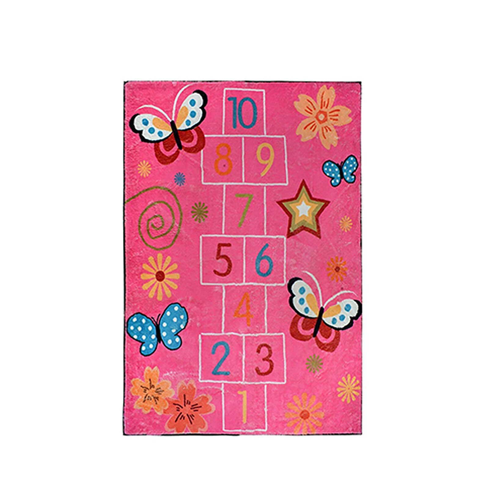 43@ Foldable Cartoon Baby Play Mat Lovely Jumping House Carpet Slip Mat Children Play Climbing Mat Interesting Games Mats: B