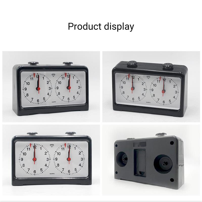 International Checkers Analog Chess Clock Mechanical Chess Clock Countdown Timer Suitable For Chess Games