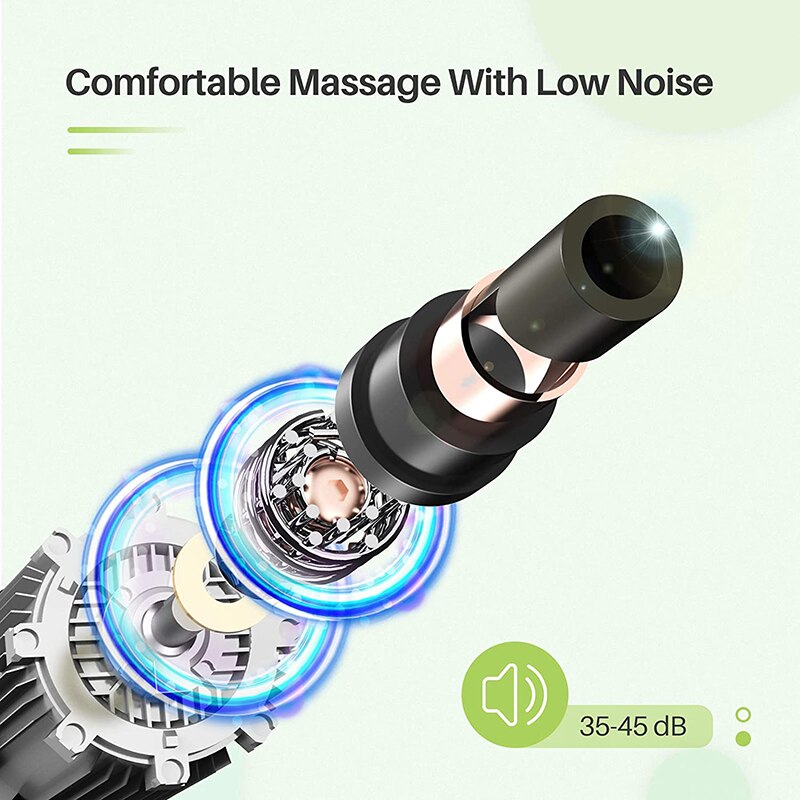 Pistolet de Massage électrique haute fréquence, masseur corporel, Percussion des tissus profonds, soulagement de la douleur musculaire