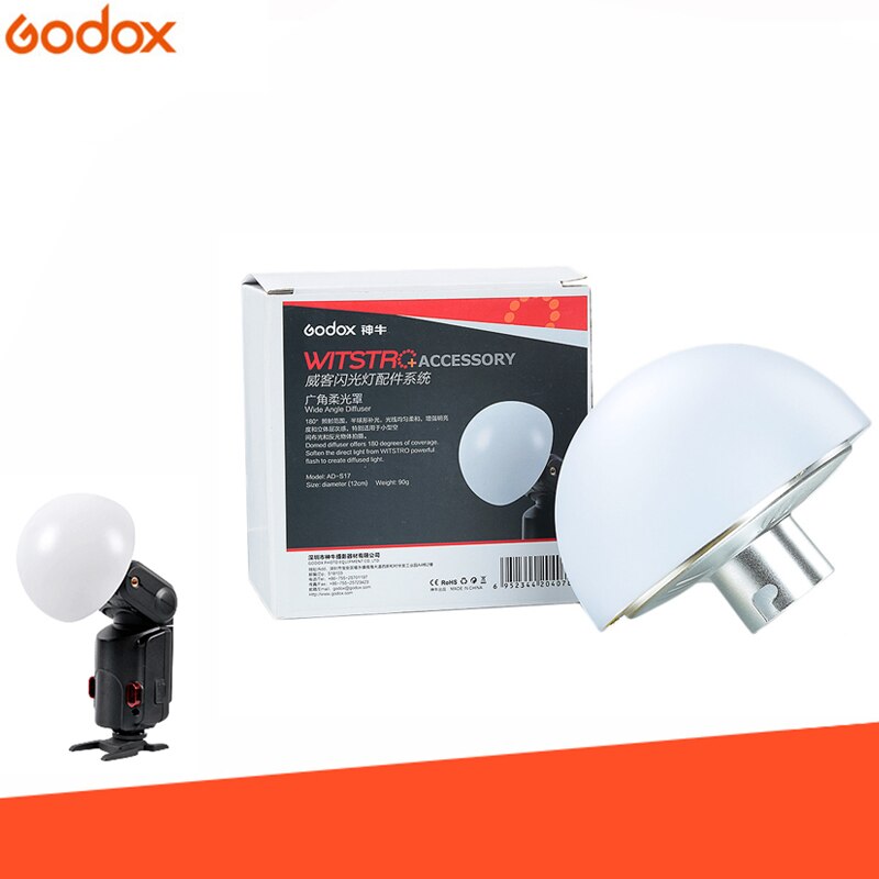 Godox Ad-S17 Witstro Ad200 Ad360 Dome Diffuser Groothoek Soft Focus Shade Diffuser voor Godox Ad200 Ad180 Ad360 Speedlite