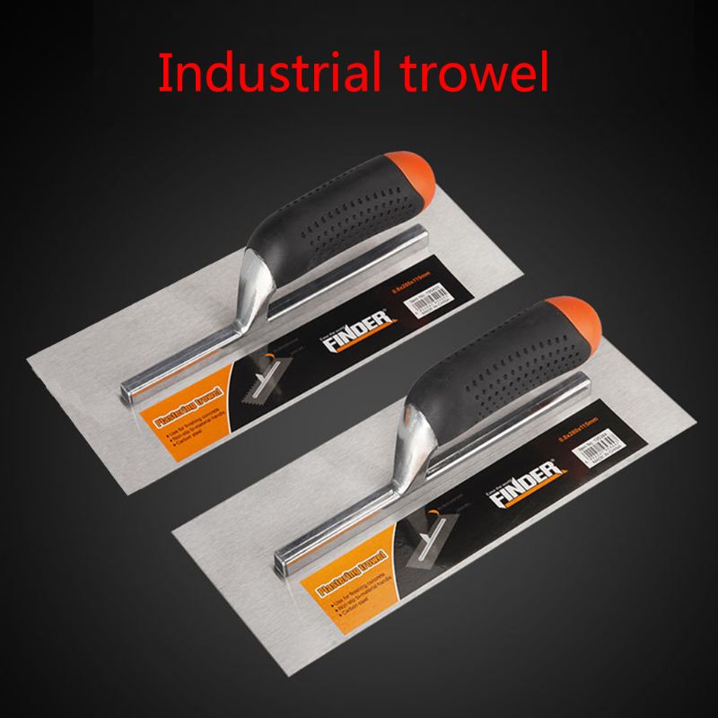 280X115Mm Carbon Staal Beton Afwerking Float Troffel Voor Thuis Kamer Decoratie Kit Bouwplaats Gereedschap 4XFD