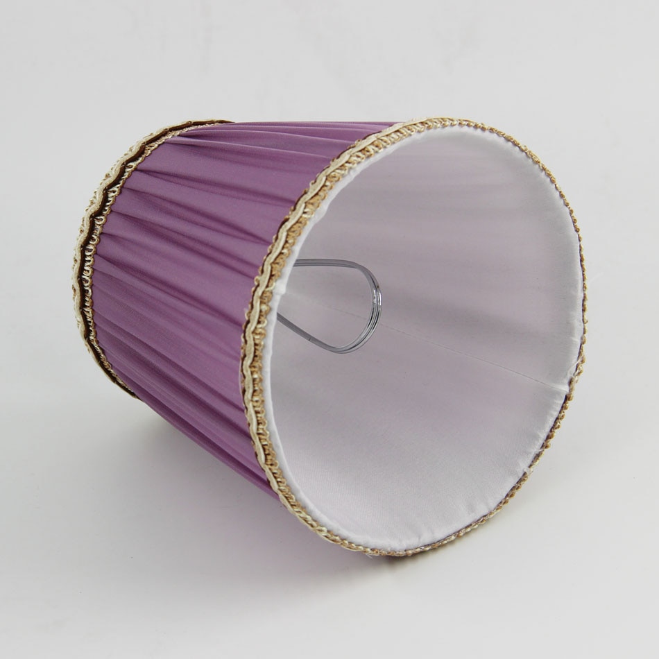 DIA 13.5cm/ 5.31 inch Chandelier Lamp Shade: Beautiful Designs To Illuminate Your Home, Purple Color Mini lampshades,Clip On