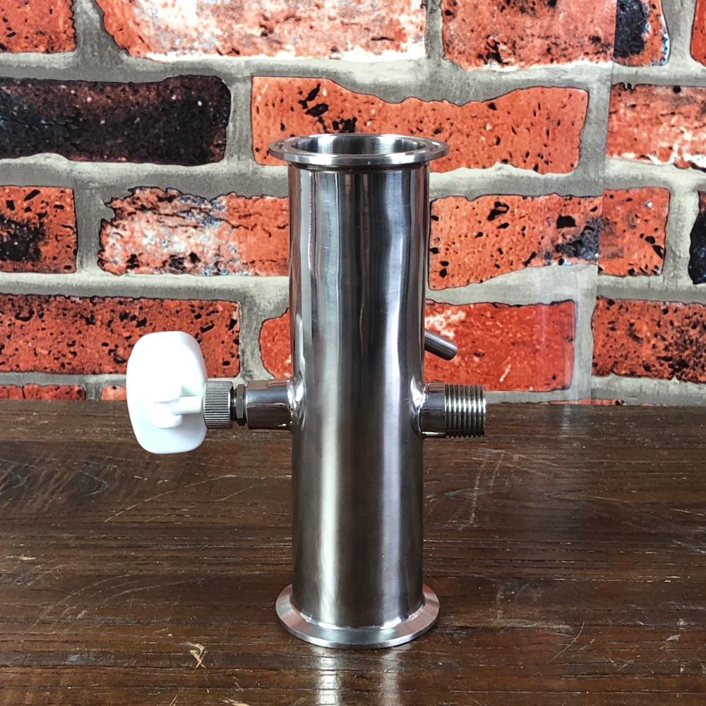 2" 51mm Flange OD64mm Boka Reflux Head , Reflux column , Distillation , Sanitary Steel 304