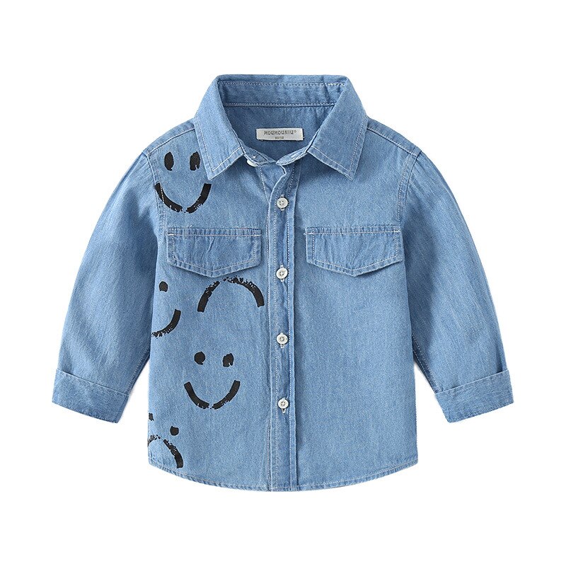 Chaqueta vaquera para niños, Camisa vaquera de para niñas y niños, ropa de otoño, nueva