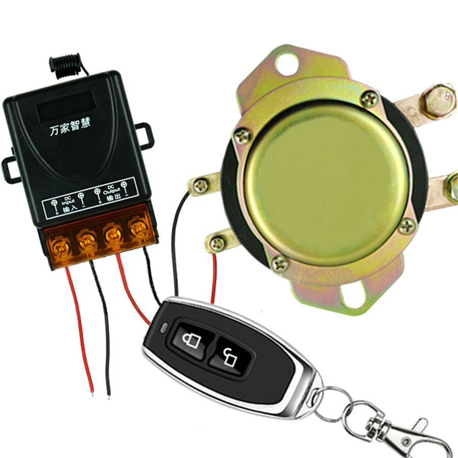 Alnicov draadloze afstandsbediening auto-isolatieschakelaar, auto-accu-onderbreker, 12V accu-isolatieschakelaar 240A, accu-killswitch antidiefstal voor auto, camper, ATV, vrachtwagen, boot