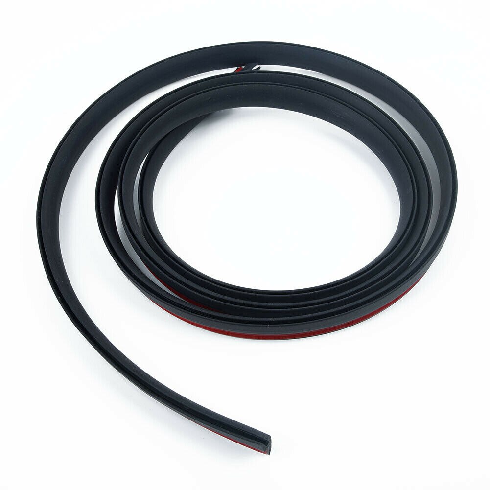 1Roll Voorruit Zonnedak Afdichting Seal Strip Trim Rubber Zwart Vulstoffen Voor Auto 2M 18Mm/0.70Inch