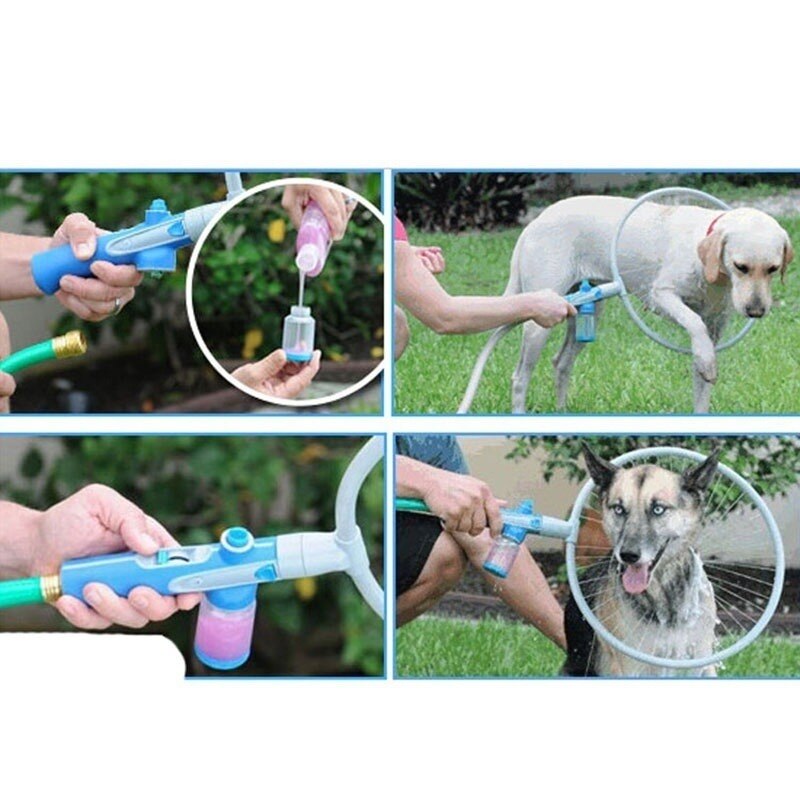 Lave-linge à 360 degrés pour animaux de compagnie, bain et douche, accessoires pour chiens